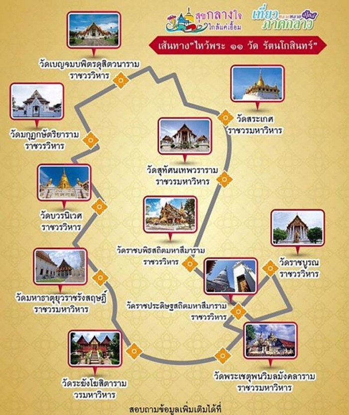 บริการรถตู้ ไหว้พระรอบเกาะรัตนโกสินทร์
